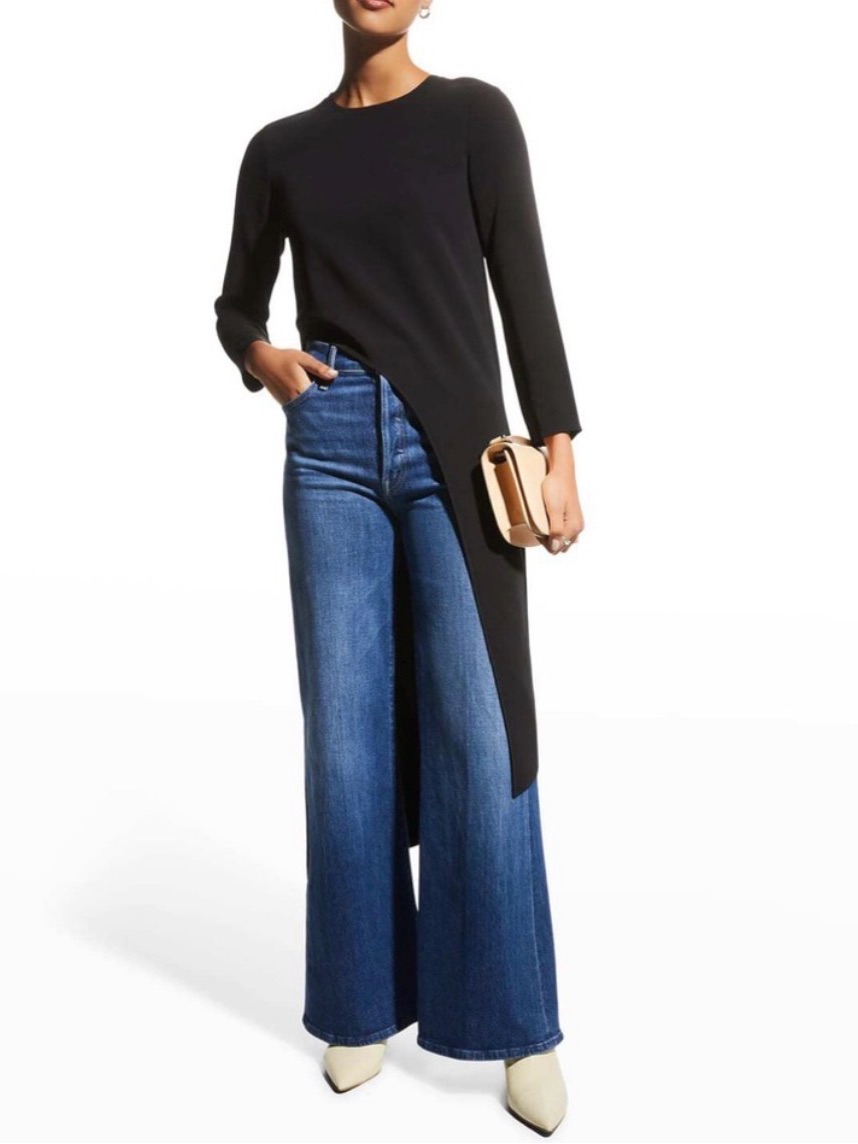 Veronica Beard Rome Asymmetrical Top Black 10